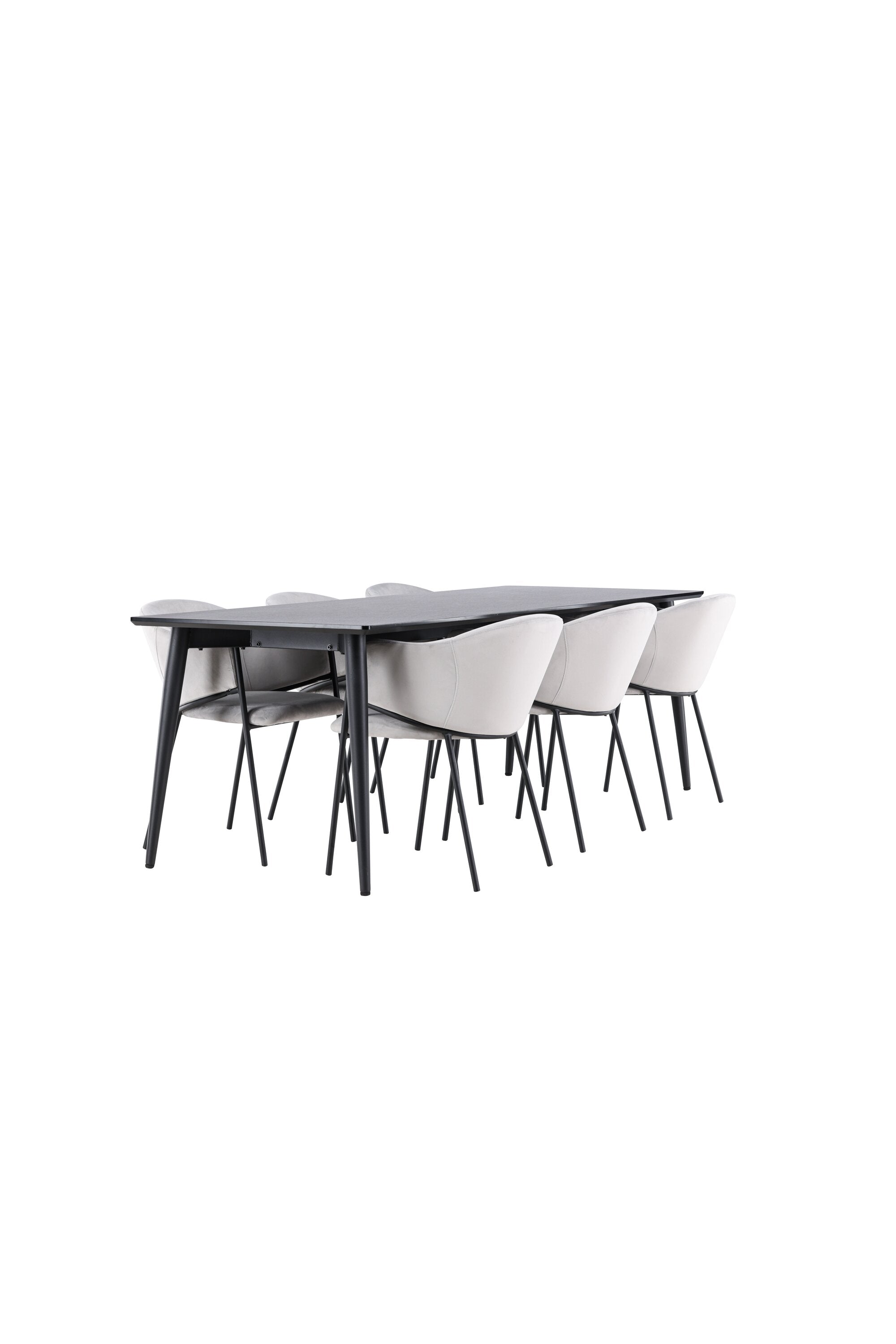 Ellis Matbord med Evelina Matstol-GR Dining Set-Venture Home-peaceofhome.se