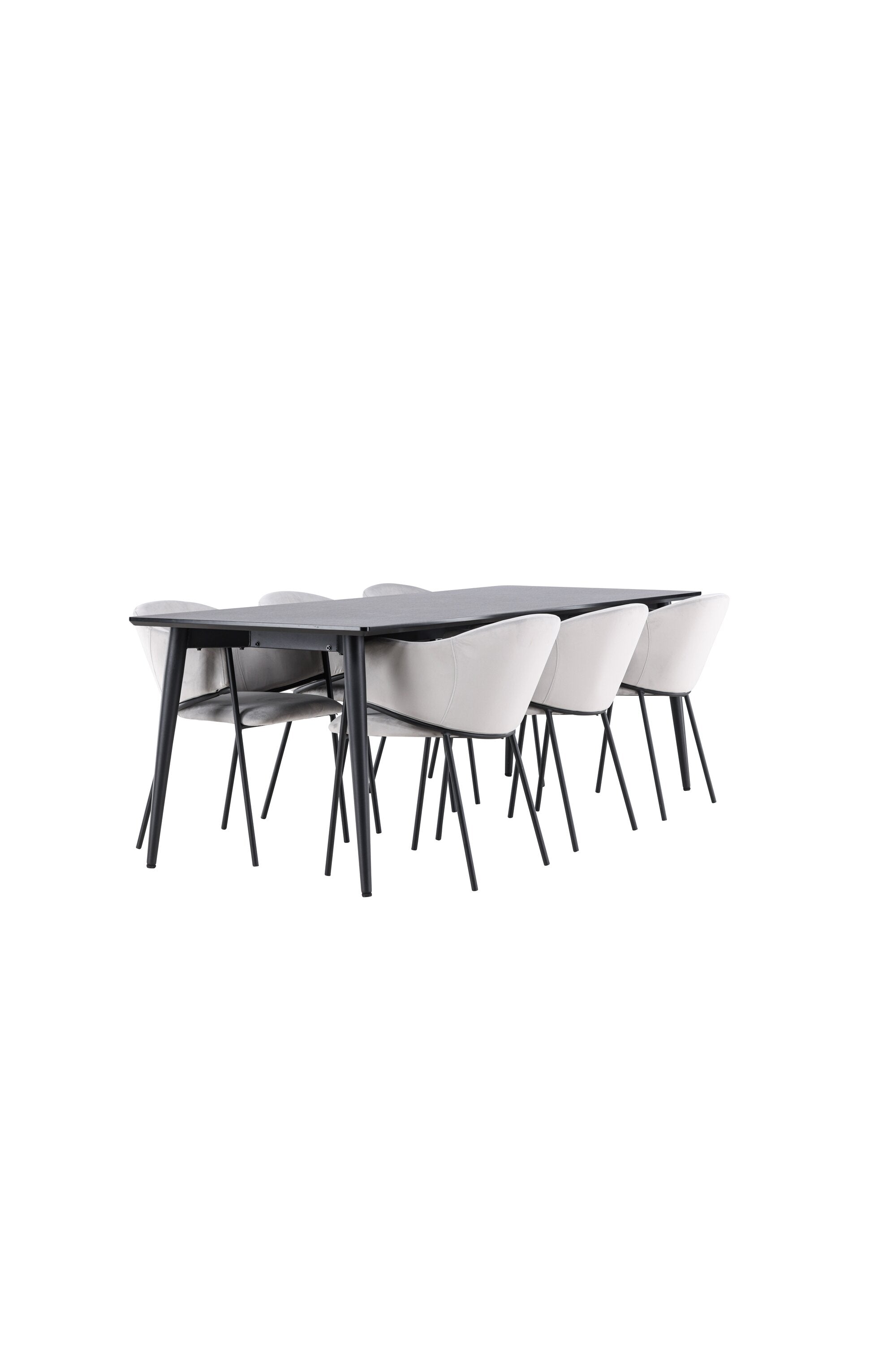 Ellis Matbord med Evelina Matstol-GR Dining Set-Venture Home-peaceofhome.se