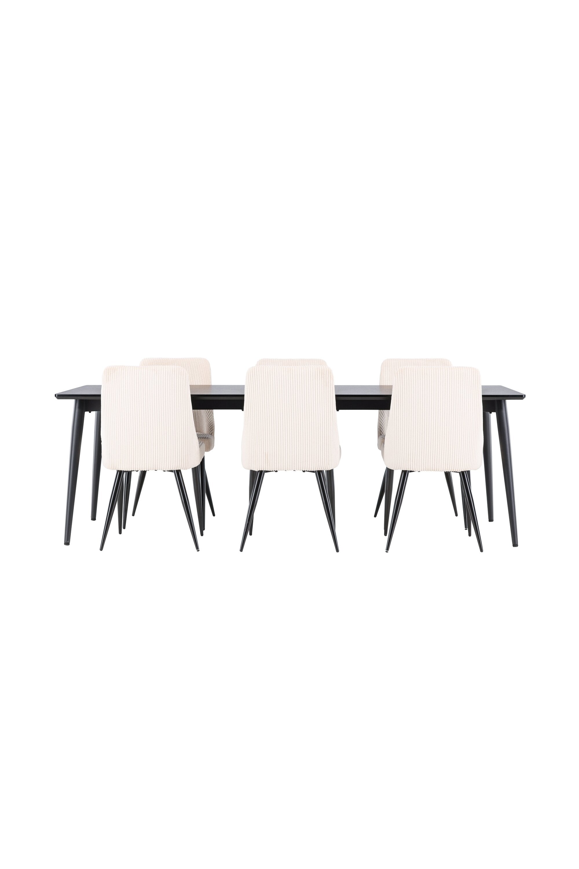 Ellis Matbord med Leone Matstol-GR Dining Set-Venture Home-peaceofhome.se