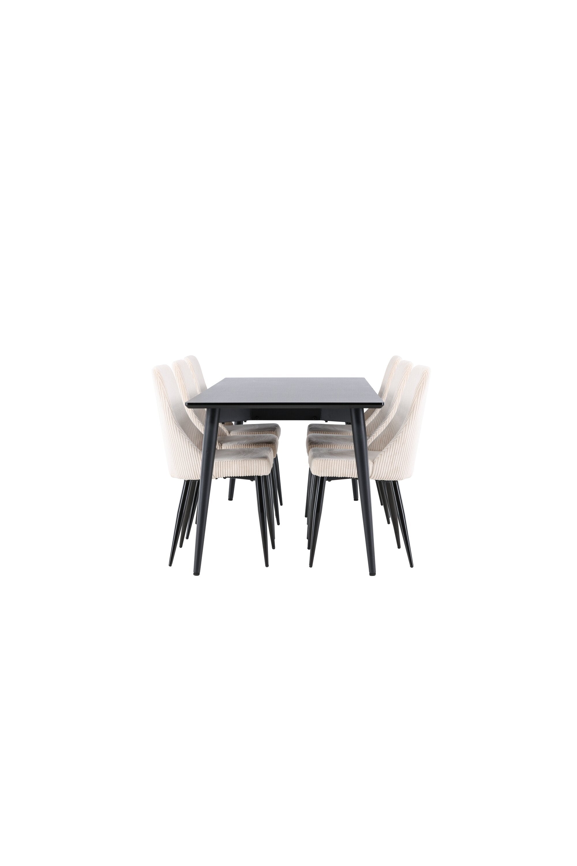 Ellis Matbord med Leone Matstol-GR Dining Set-Venture Home-peaceofhome.se