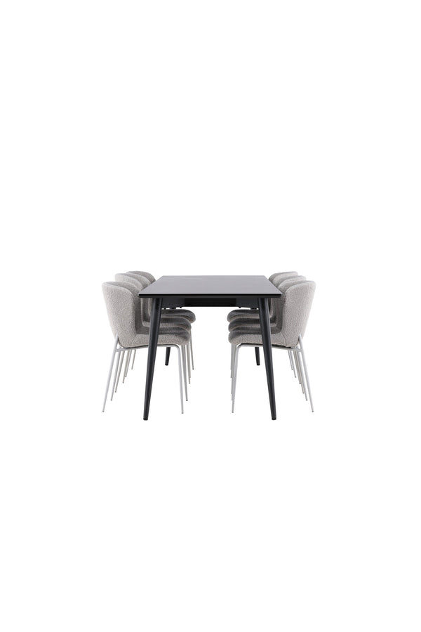 Ellis Matbord med Modesto Matstol-GR Dining Set-Venture Home-peaceofhome.se