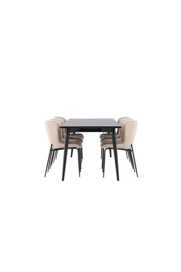 Ellis Matbord med Modesto Matstol-GR Dining Set-Venture Home-peaceofhome.se