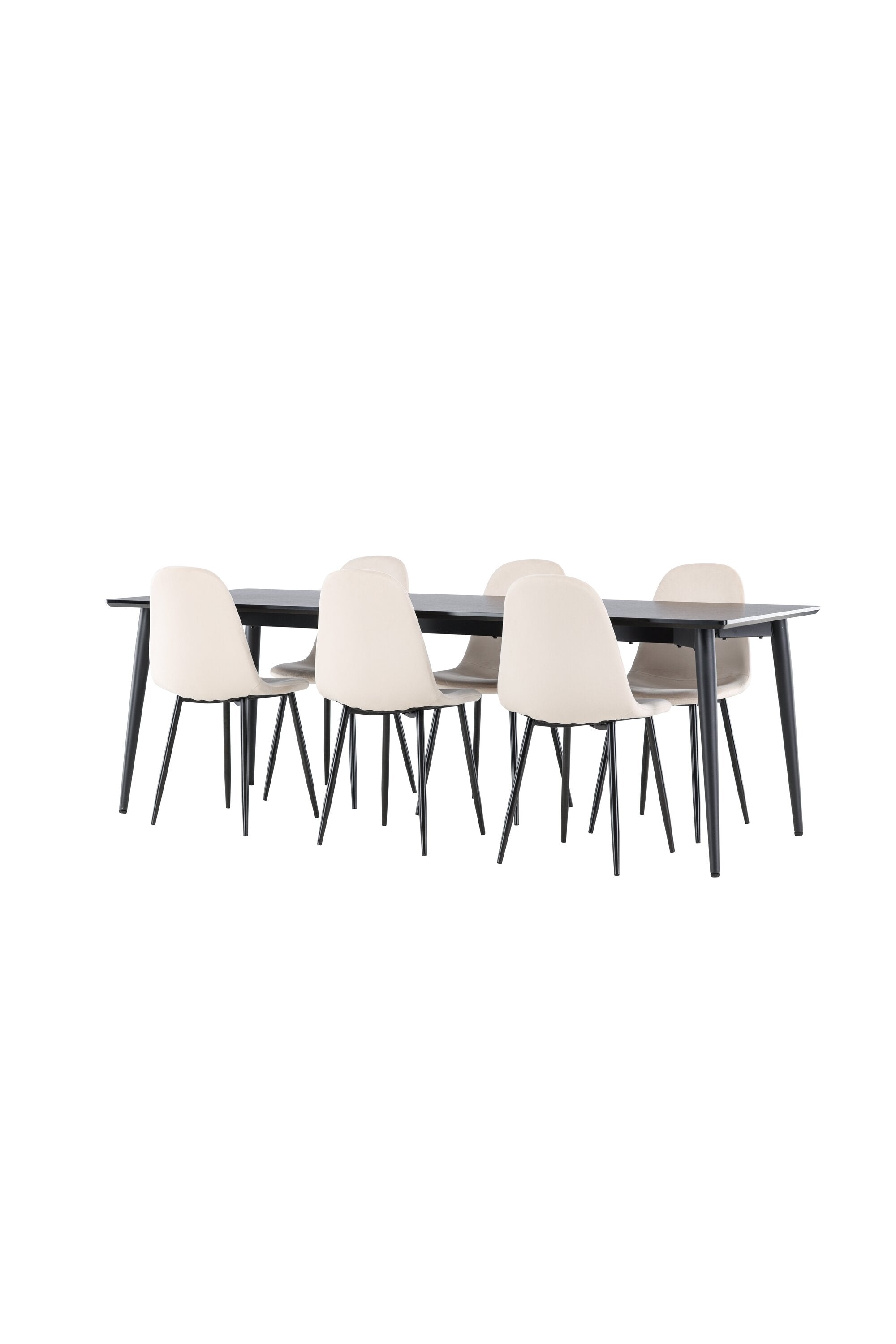 Ellis Matbord med Polar Matstol-GR Dining Set-Venture Home-peaceofhome.se