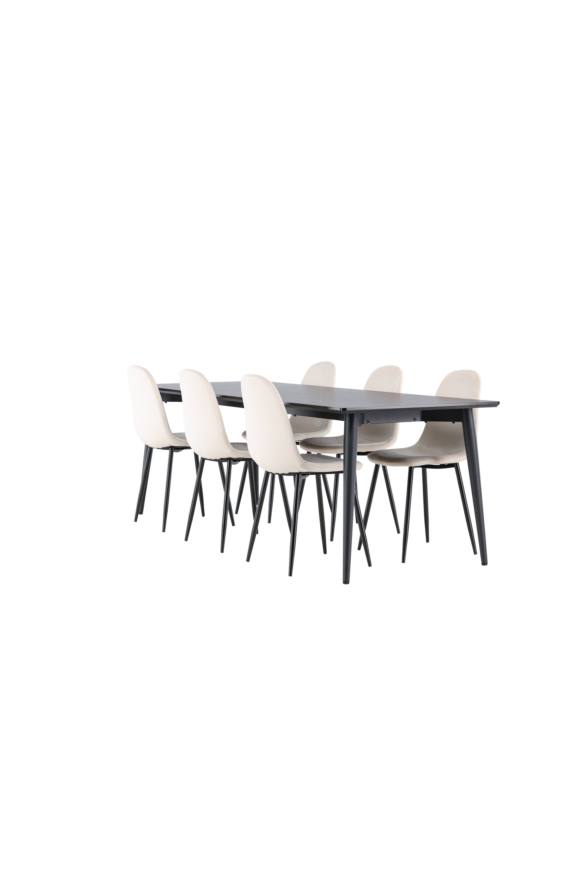 Ellis Matbord med Polar Matstol-GR Dining Set-Venture Home-peaceofhome.se