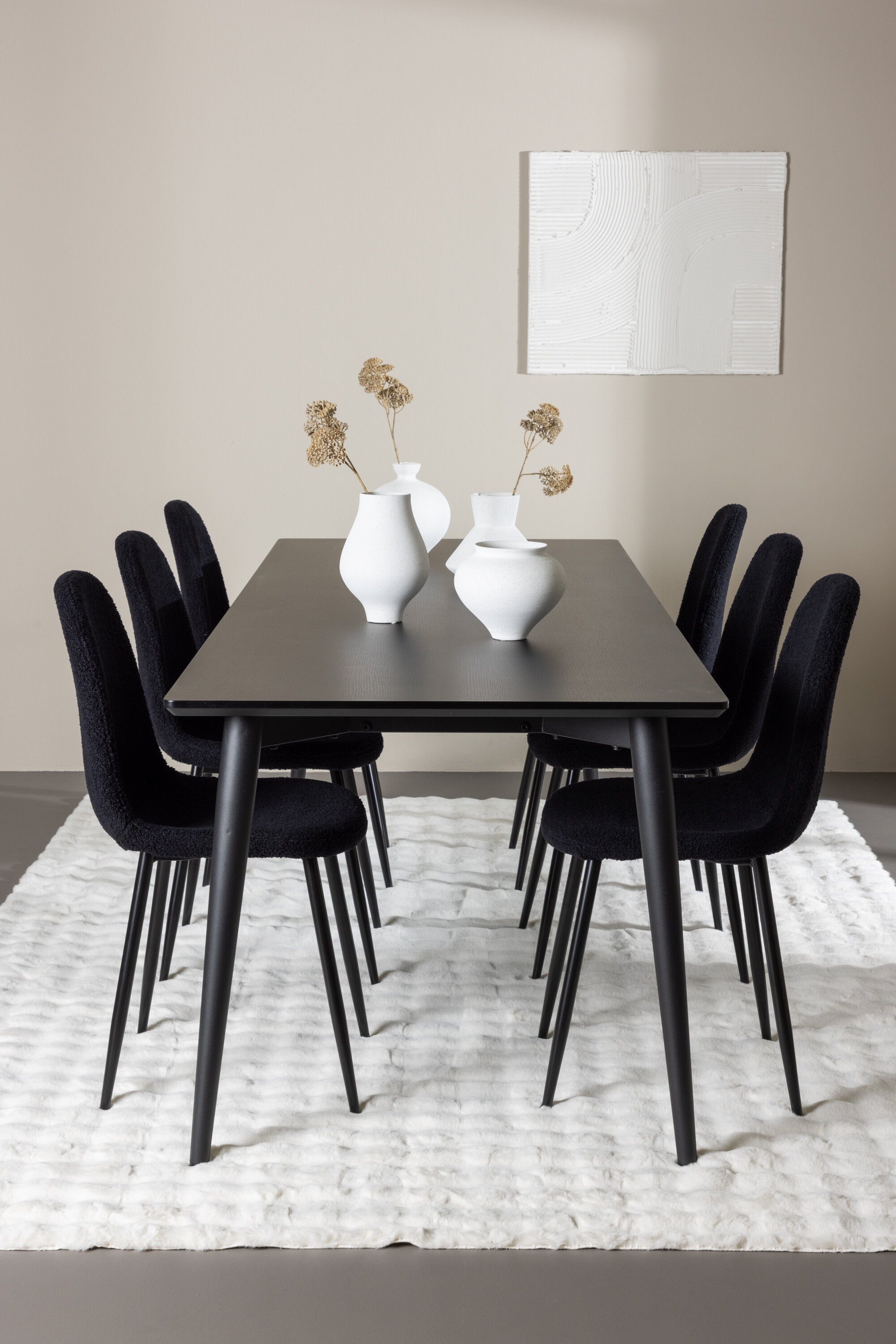 Ellis Matbord med Polar Matstol-GR Dining Set-Venture Home-peaceofhome.se