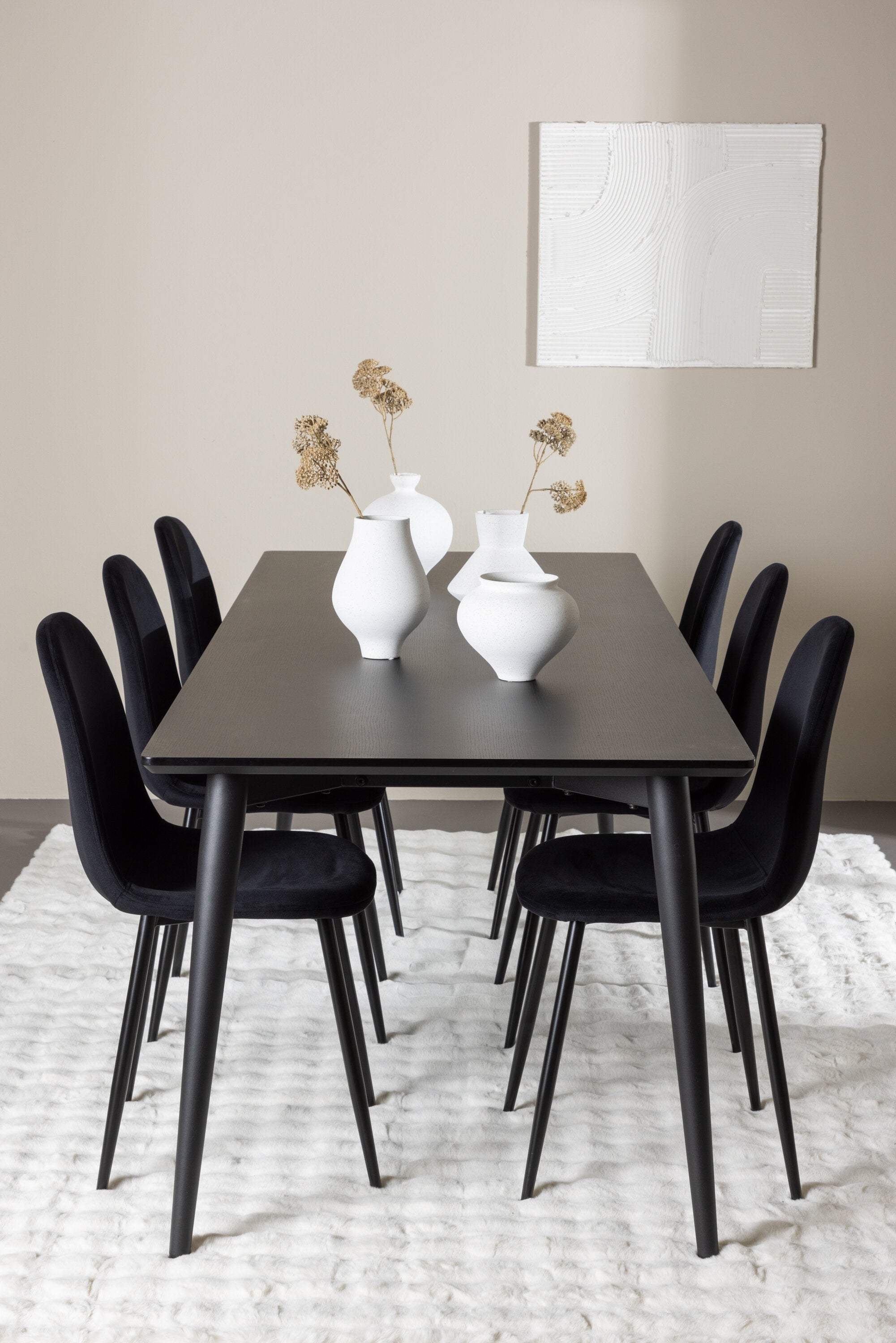 Ellis Matbord med Polar Matstol-GR Dining Set-Venture Home-peaceofhome.se