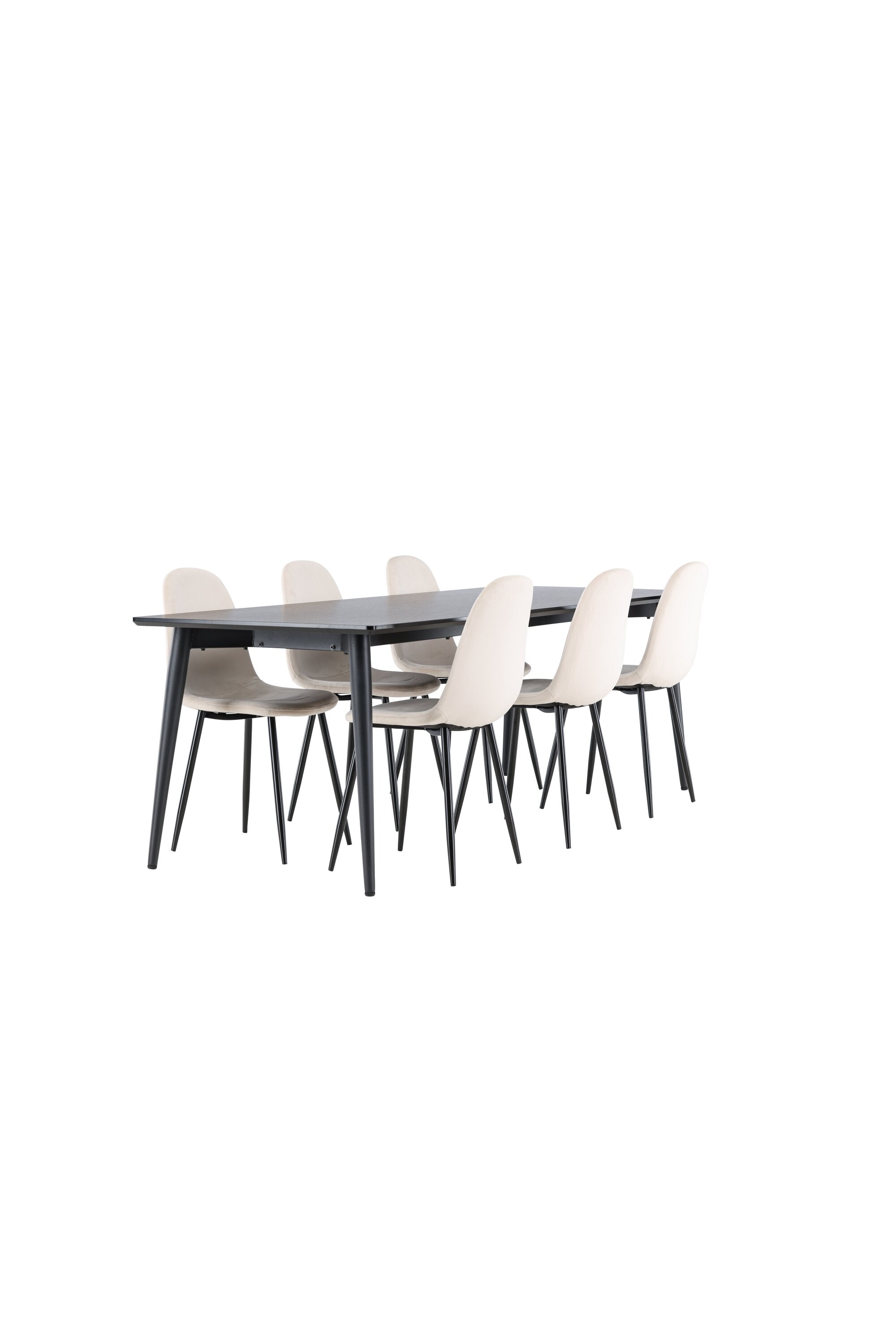 Ellis Matbord med Polar Matstol-GR Dining Set-Venture Home-peaceofhome.se