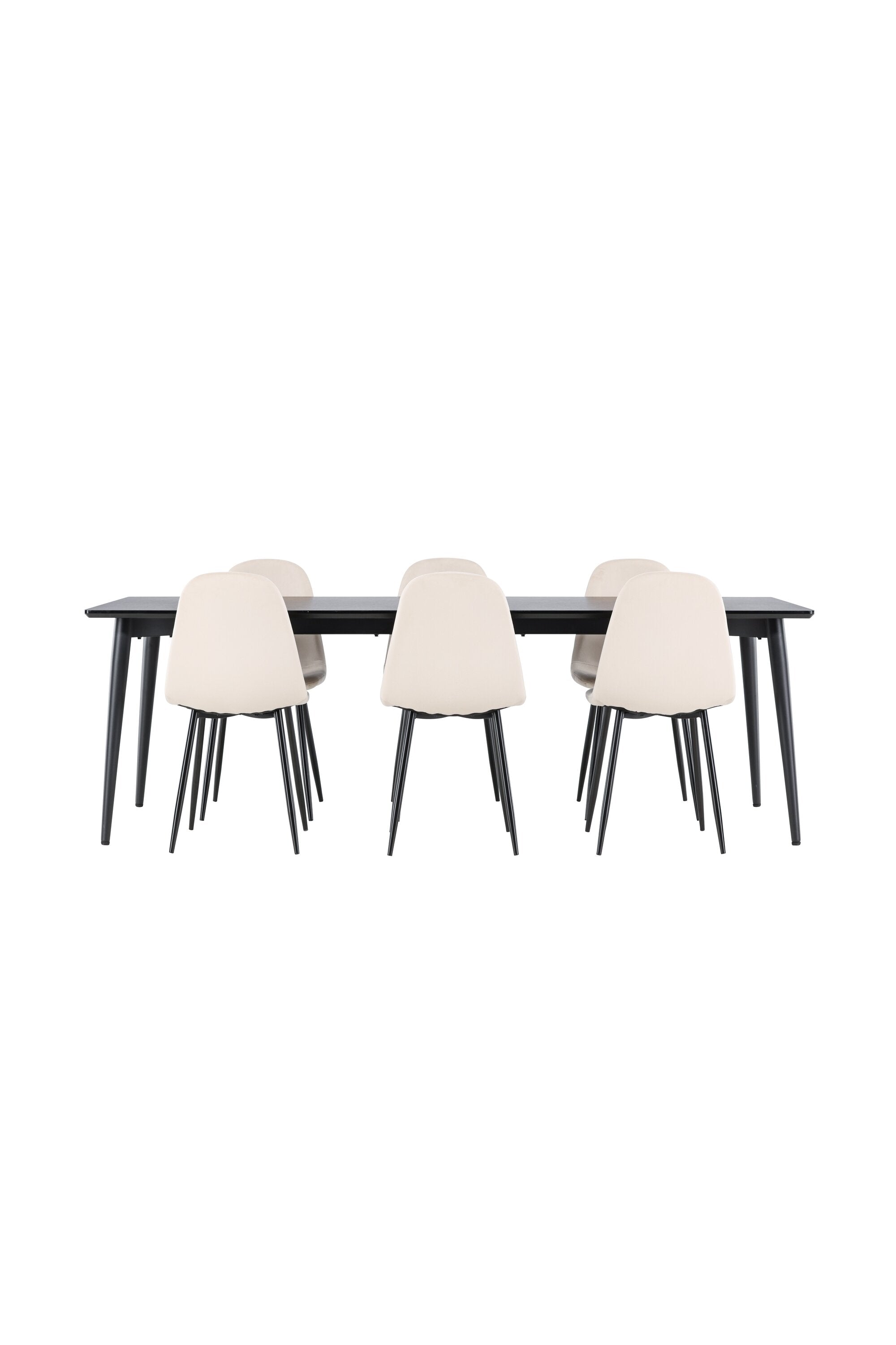 Ellis Matbord med Polar Matstol-GR Dining Set-Venture Home-peaceofhome.se