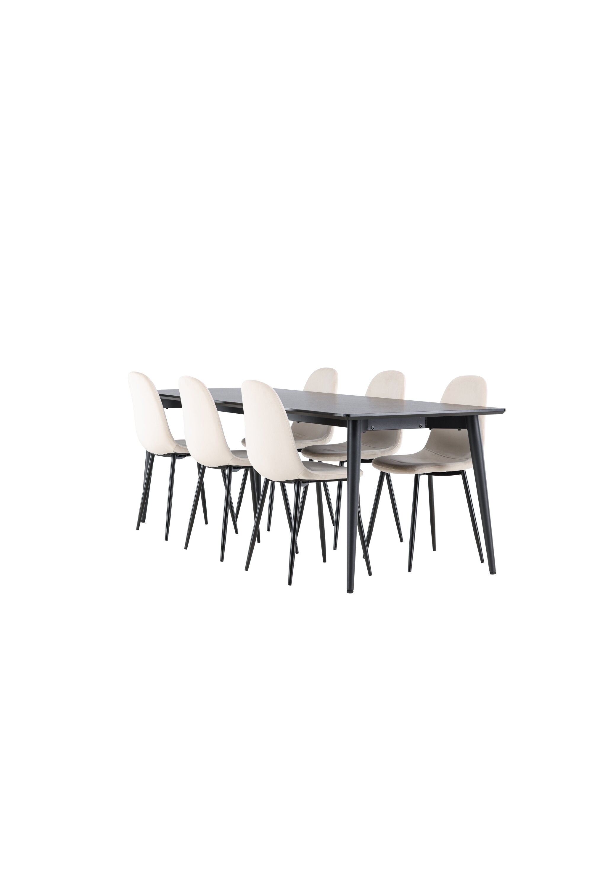 Ellis Matbord med Polar Matstol-GR Dining Set-Venture Home-peaceofhome.se