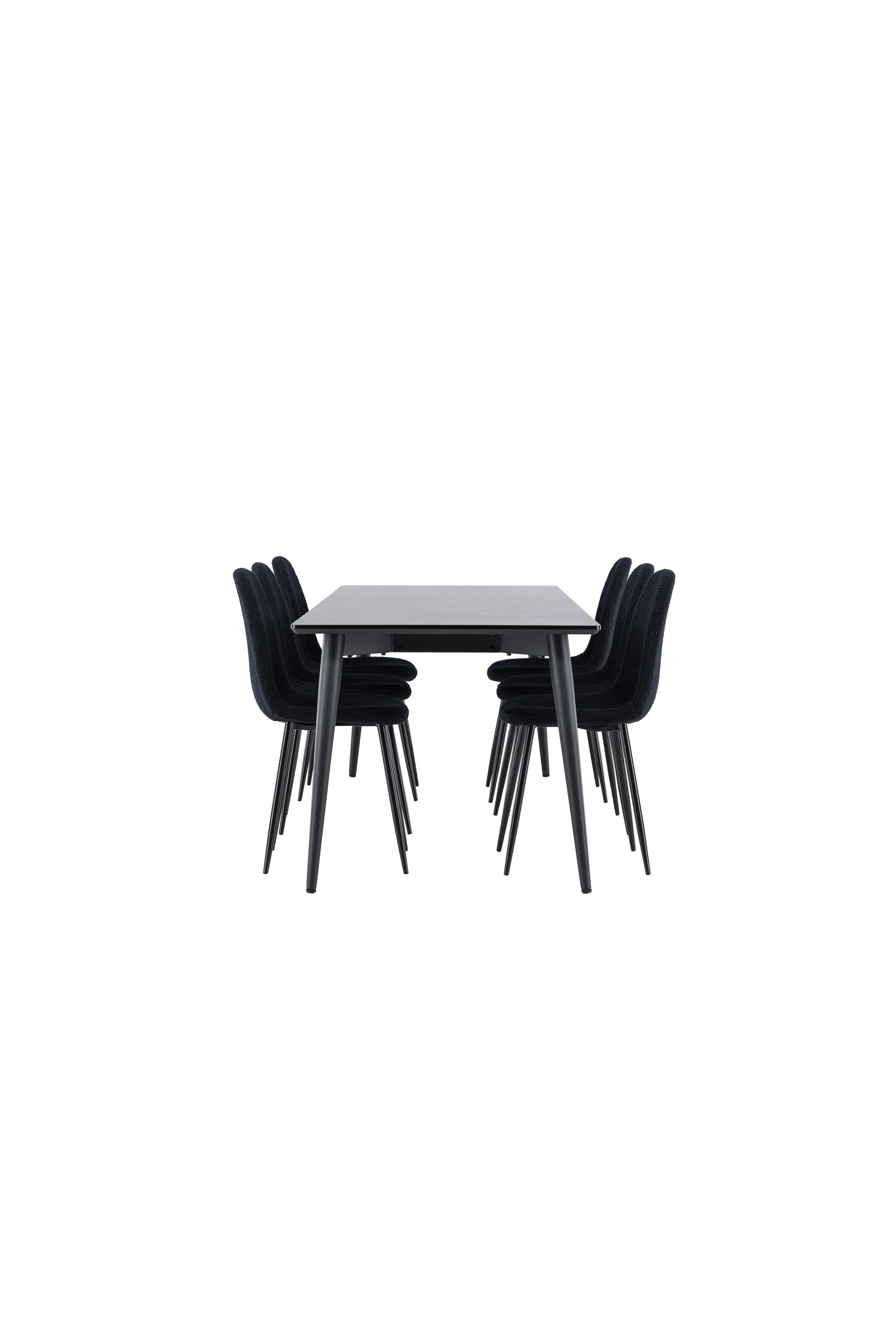 Ellis Matbord med Polar Matstol-GR Dining Set-Venture Home-peaceofhome.se