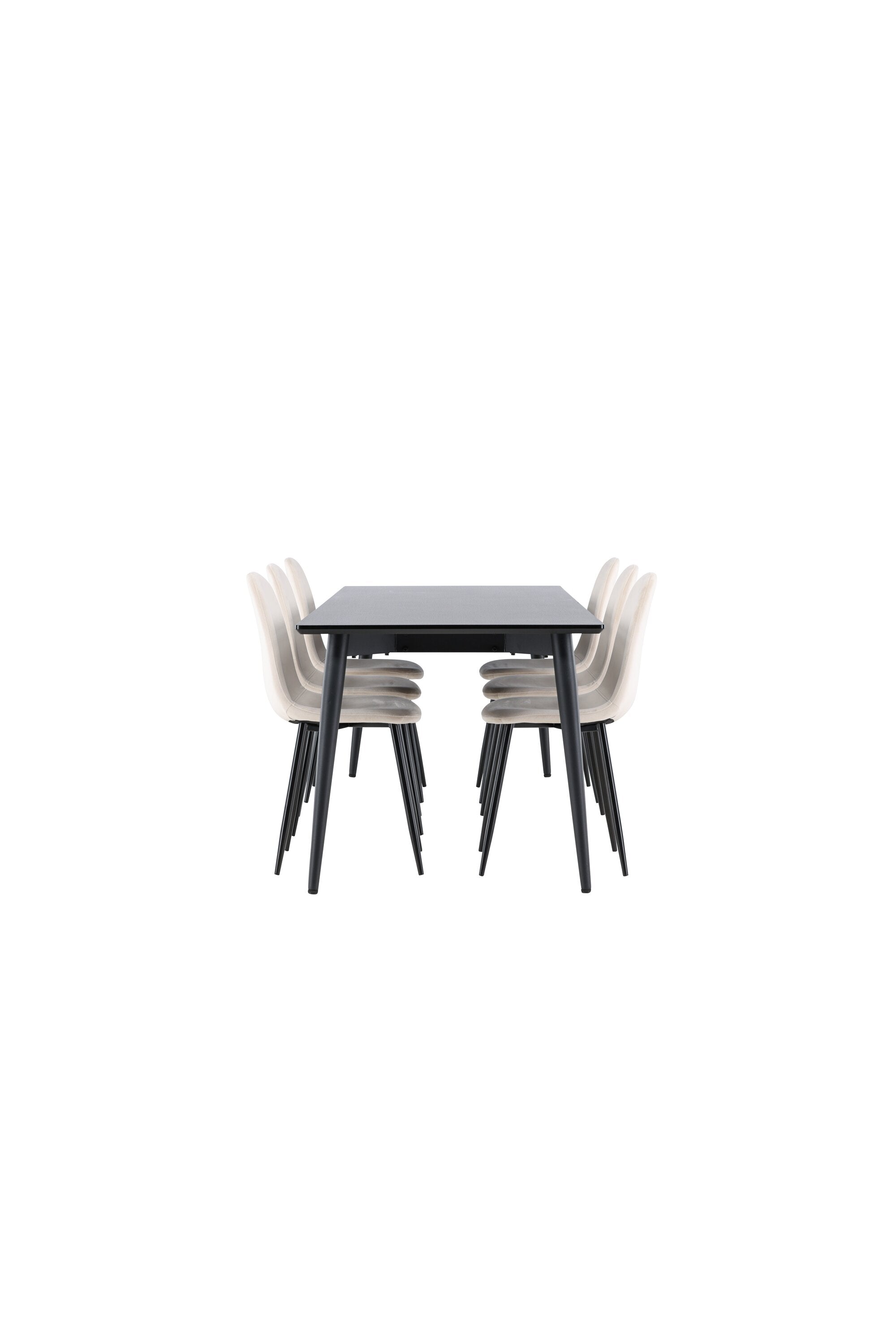 Ellis Matbord med Polar Matstol-GR Dining Set-Venture Home-peaceofhome.se