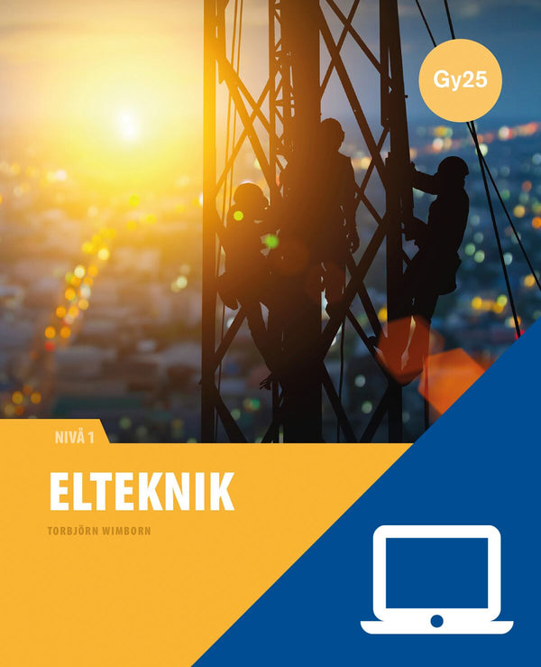 Elteknik 1, digitalt lärarmaterial, 12 mån, Gy25 (OBS! Endast för lärare)-Digitala böcker-Gleerups Utbildning AB-peaceofhome.se
