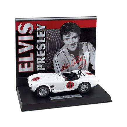 Elvis Presley's 1965 Shelby Cobra 427 S/C - Limited Edition Only 1.000 The Franklin Mint B11G448 (Serie no 87/1000)-samlarmodeller-Klevrings Sverige-peaceofhome.se