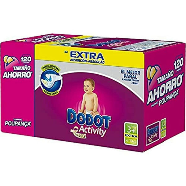 Engångsblöjor Dodot Dodot Activity 3 6-10 kg 120 antal-Hälsa och personlig vård, Barn och barnomsorg-Dodot-peaceofhome.se