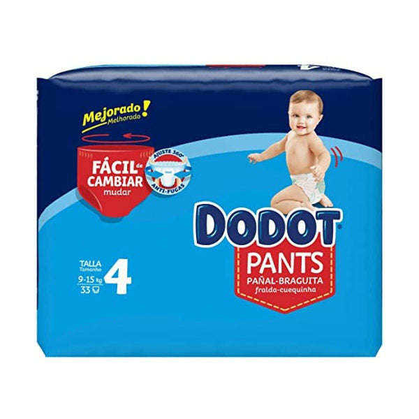 Engångsblöjor Dodot Dodot Pants 9-15 kg 33 antal-Hälsa och personlig vård, Barn och barnomsorg-Dodot-peaceofhome.se
