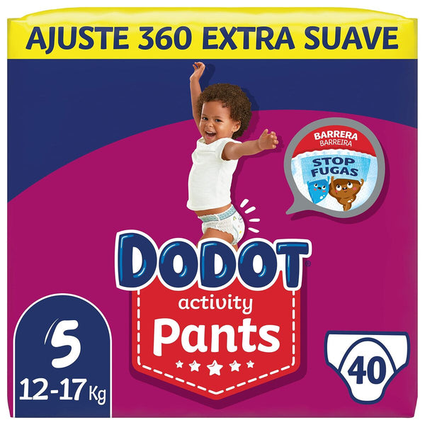 Engångsblöjor Dodot Dodot Pants Activity 5 12-17 kg-Hälsa och personlig vård, Barn och barnomsorg-Dodot-peaceofhome.se