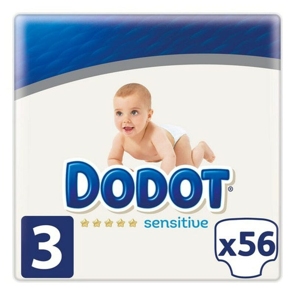 Engångsblöjor Sensitive Dodot Dodot Sensitive (56 uds)-Hälsa och personlig vård, Barn och barnomsorg-Dodot-peaceofhome.se