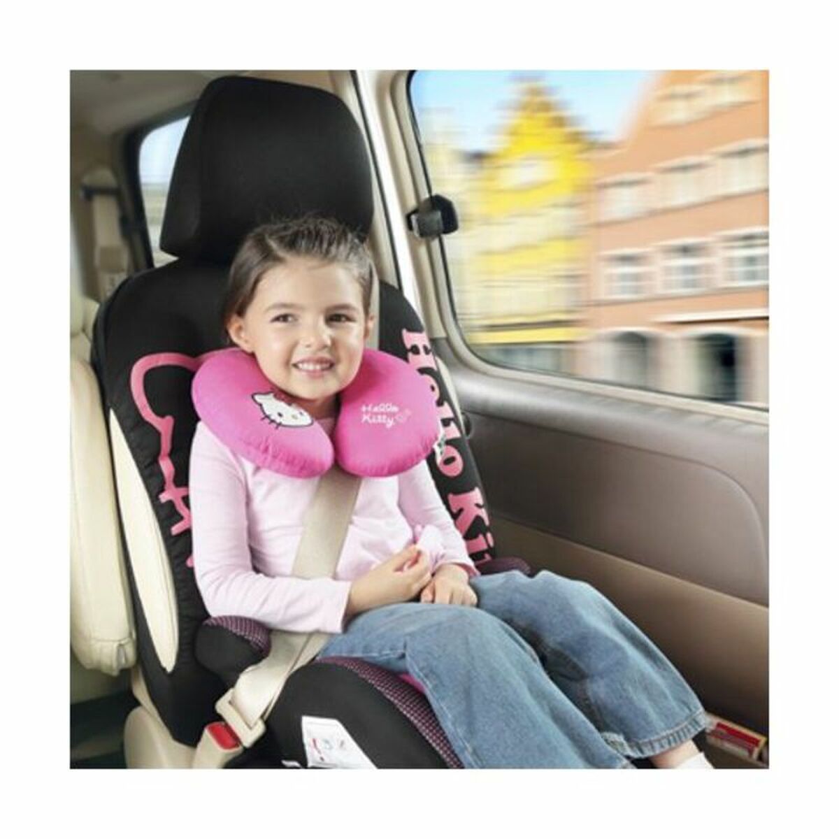 Ergonomiska Nackkudde Hello Kitty KIT1033-Bebis, Bilsäten och tillbehör-Hello Kitty-peaceofhome.se