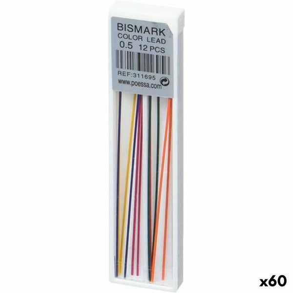 Ersättning till blyertspenna Bismark 0,5 mm (60 antal)-Kontor och Kontorsmaterial, Kulspetspennor, pennor och skrivverktyg-Bismark-peaceofhome.se