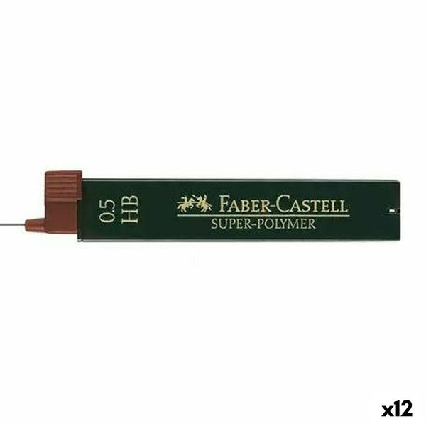 Ersättning till blyertspenna Faber-Castell Super-Polymer HB 0,5 mm (12 antal)-Kontor och Kontorsmaterial, Kulspetspennor, pennor och skrivverktyg-Faber-Castell-peaceofhome.se