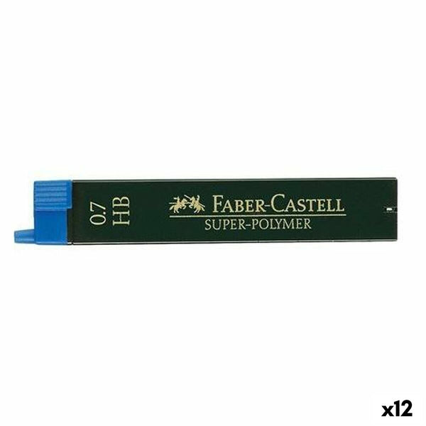 Ersättning till blyertspenna Faber-Castell Super-Polymer HB 0,7 mm (12 antal)-Kontor och Kontorsmaterial, Kulspetspennor, pennor och skrivverktyg-Faber-Castell-peaceofhome.se