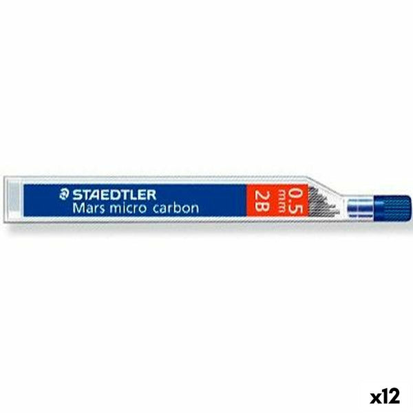 Ersättning till blyertspenna Staedtler Mars Micro Carbon 2B 0,5 mm (12 antal)-Kontor och Kontorsmaterial, Kulspetspennor, pennor och skrivverktyg-Staedtler-peaceofhome.se