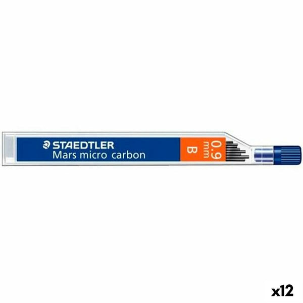 Ersättning till blyertspenna Staedtler Mars Micro Carbon B 0,9 mm (12 antal)-Kontor och Kontorsmaterial, Kulspetspennor, pennor och skrivverktyg-Staedtler-peaceofhome.se