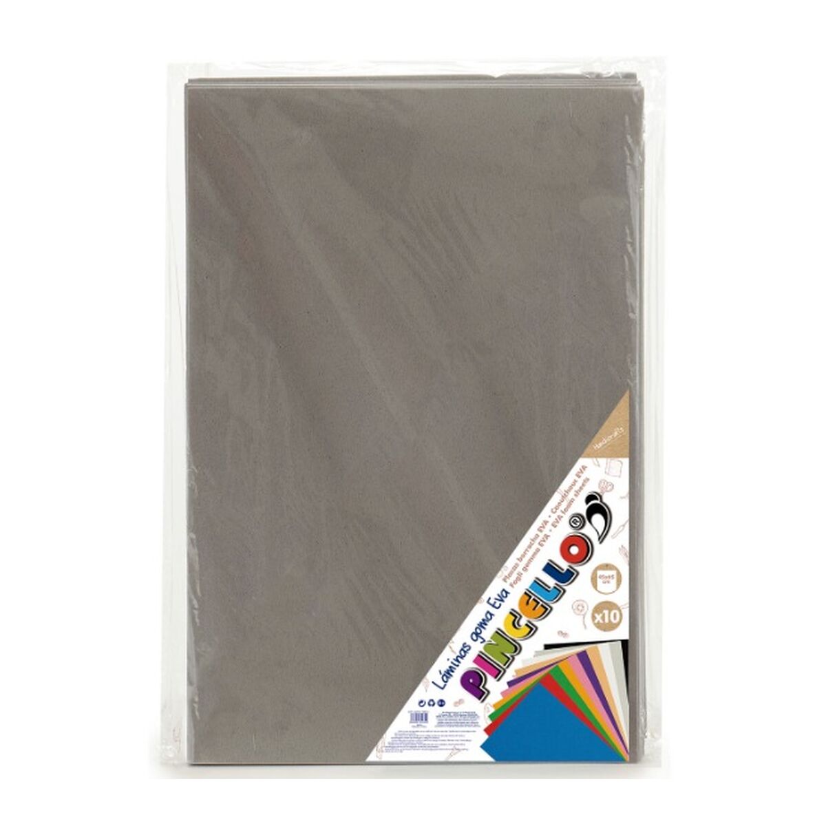 Eva-gummi Pincello 1804048-015 Grå 65 x 0,2 x 45 cm (12 antal)-Kontor och Kontorsmaterial, Pappersprodukter för kontoret-Pincello-peaceofhome.se