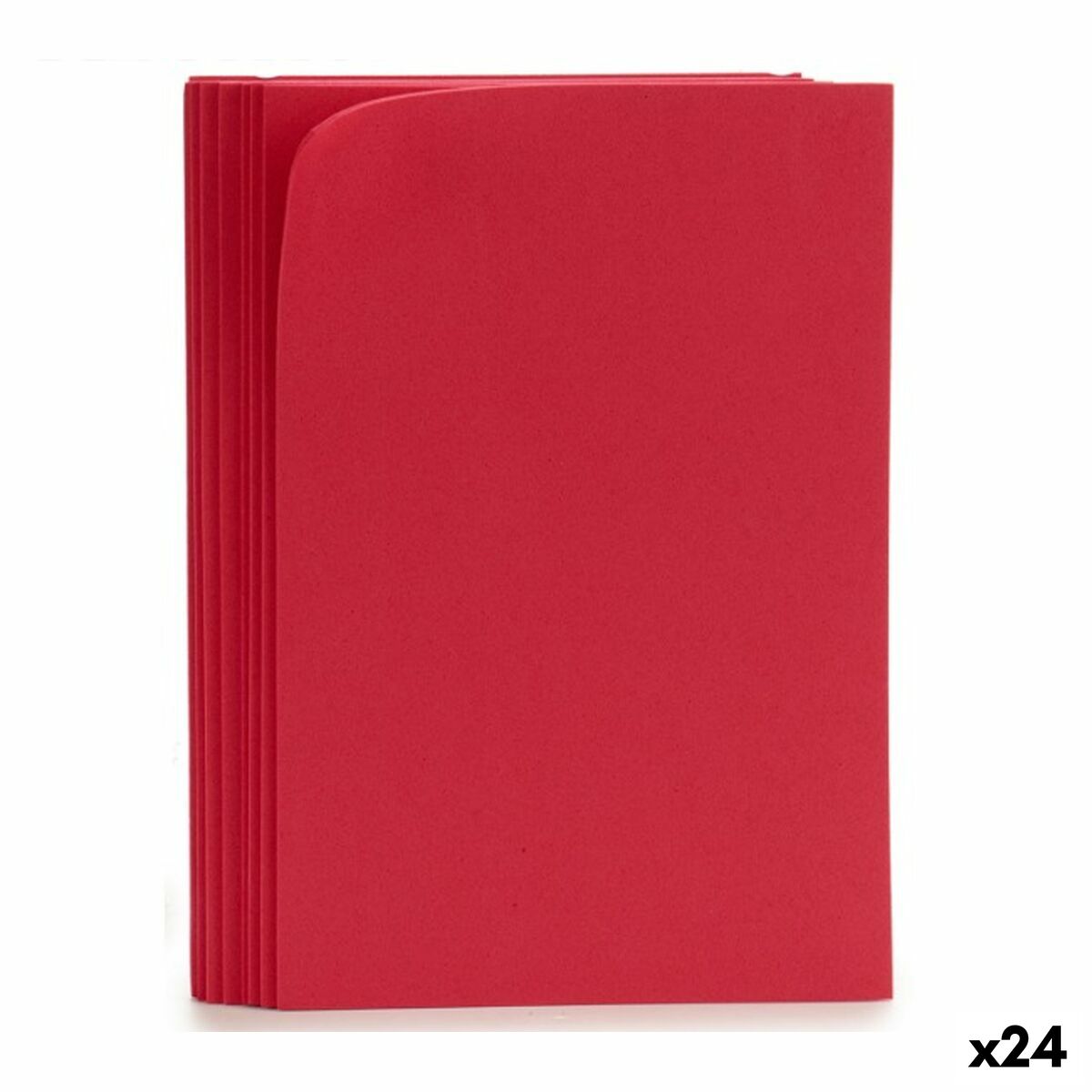 Eva-gummi Pincello 1804049-001 1804049-001 Röd 30 x 2 x 20 cm (24 antal)-Kontor och Kontorsmaterial, Pappersprodukter för kontoret-Pincello-peaceofhome.se