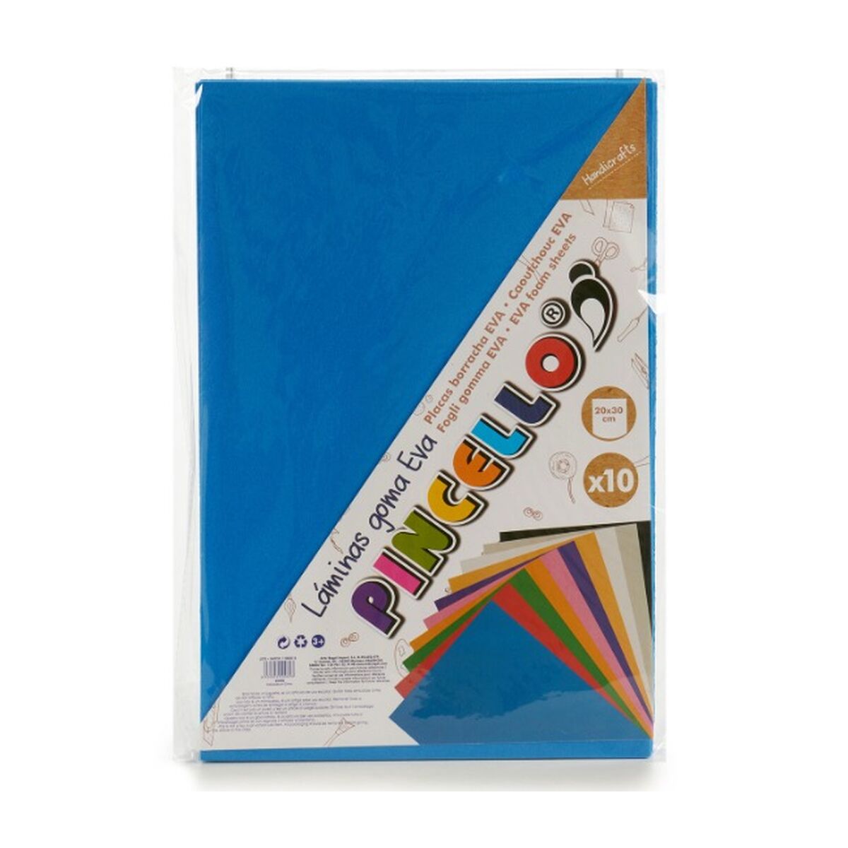 Eva-gummi Pincello 1804049-011 1804049-011 Mörkblå 30 x 0,2 x 20 cm (24 antal)-Kontor och Kontorsmaterial, Pappersprodukter för kontoret-Pincello-peaceofhome.se