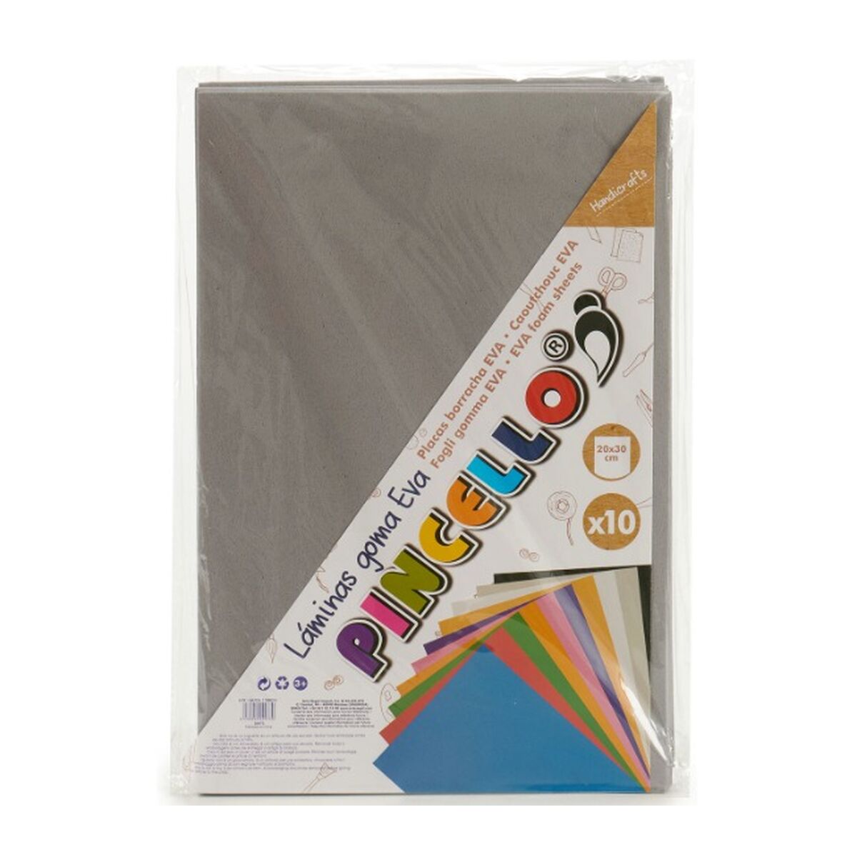 Eva-gummi Pincello 1804049-015 1804049-015 Grå Eva-gummi 30 x 2 x 20 cm (24 antal)-Kontor och Kontorsmaterial, Pappersprodukter för kontoret-Pincello-peaceofhome.se