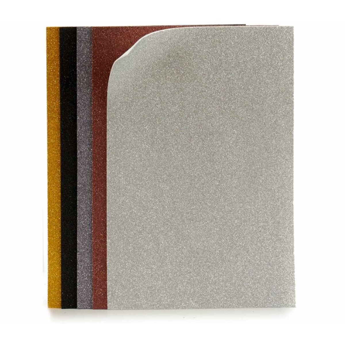 Eva-gummi Pincello 1804053 1804053 Multicolour Glitter 65 x 0,2 x 45 cm (12 antal)-Kontor och Kontorsmaterial, Pappersprodukter för kontoret-Pincello-peaceofhome.se