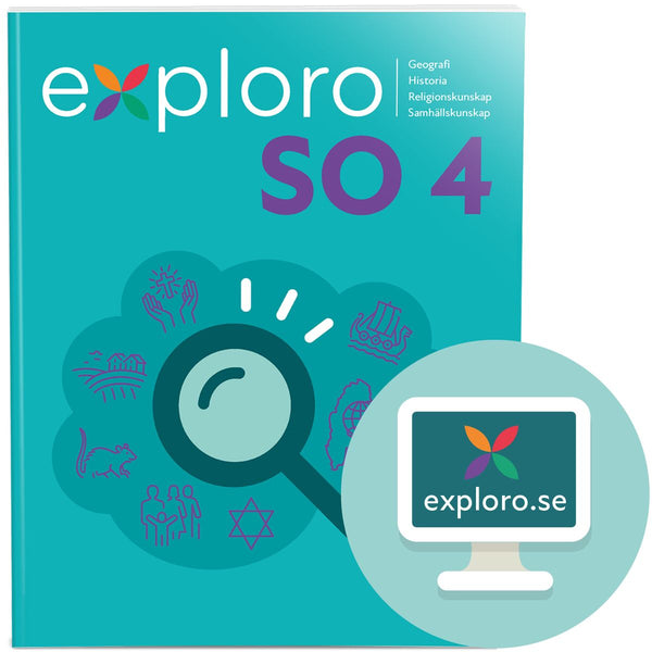 Exploro SO åk 4, grundbok, inkl exploro.se, lärarlic, 12 mån (OBS! Endast för lärare)-Digitala böcker-Gleerups Utbildning AB-peaceofhome.se