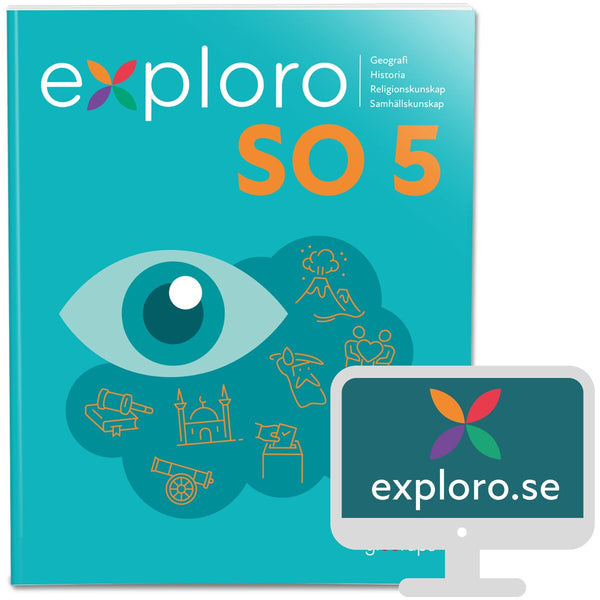 Exploro SO åk 5, grundbok, inkl exploro.se, lärarlic, 12 mån (OBS! Endast för lärare)-Digitala böcker-Gleerups Utbildning AB-peaceofhome.se