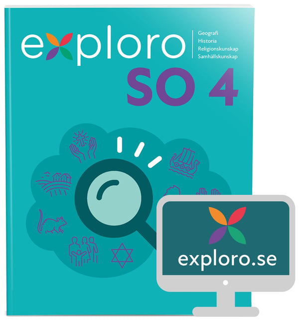 Exploro SO åk 4, grundbok, inkl exploro.se, elevlic, 12 mån-Digitala böcker-Gleerups Utbildning AB-peaceofhome.se
