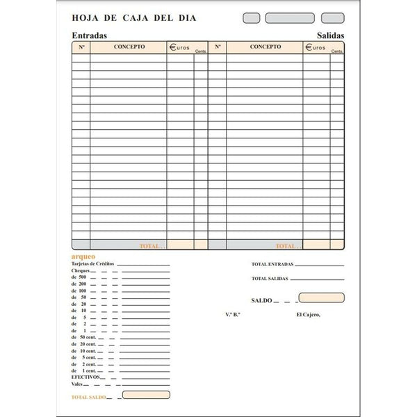 Fakturacheckbok (10 antal)-Kontor och Kontorsmaterial, Kontorsmaterial-BigBuy Office-peaceofhome.se