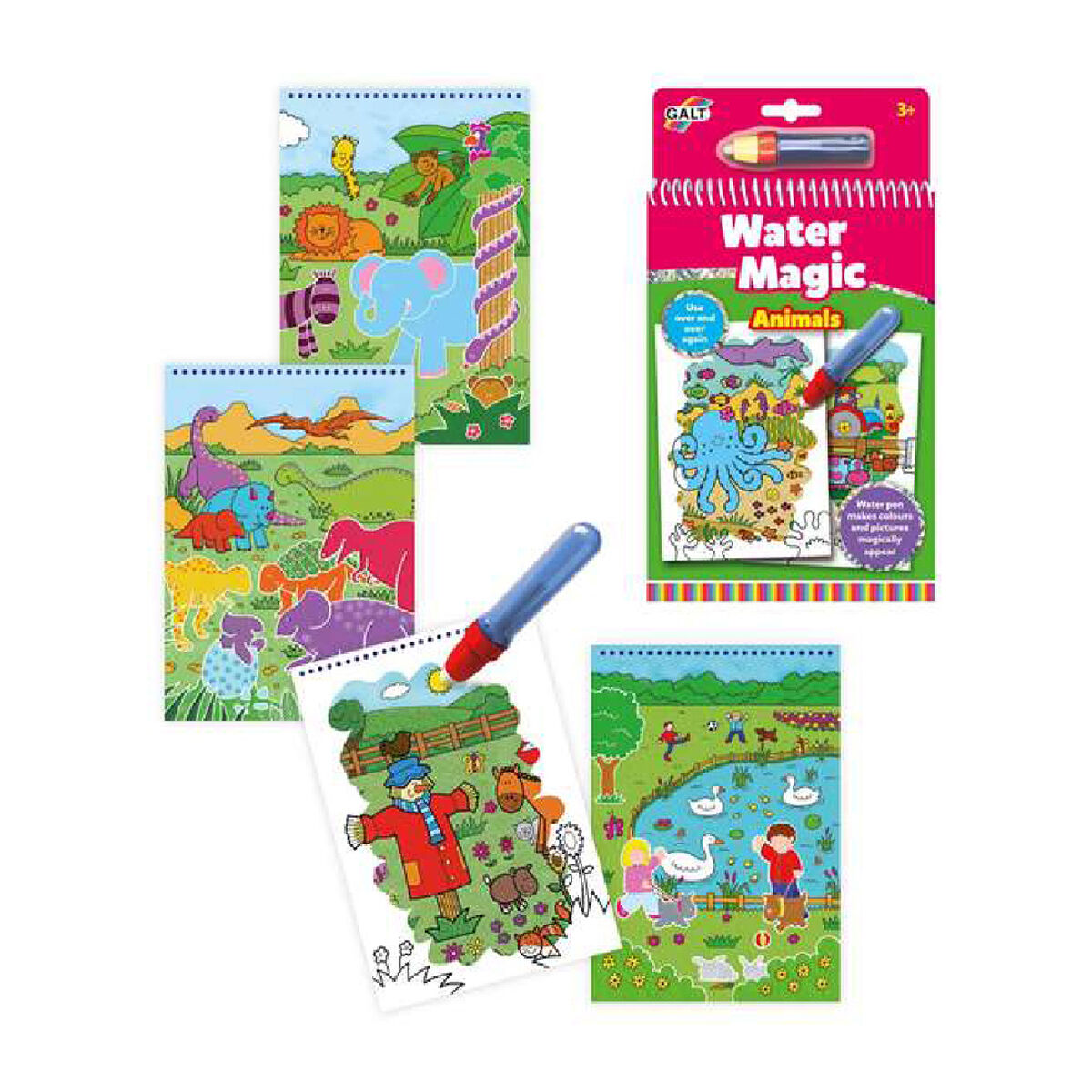 Färgläggningsbok Water Magic Diset A3079H-Leksaker och spel, Kreativa aktiviteter-Diset-peaceofhome.se