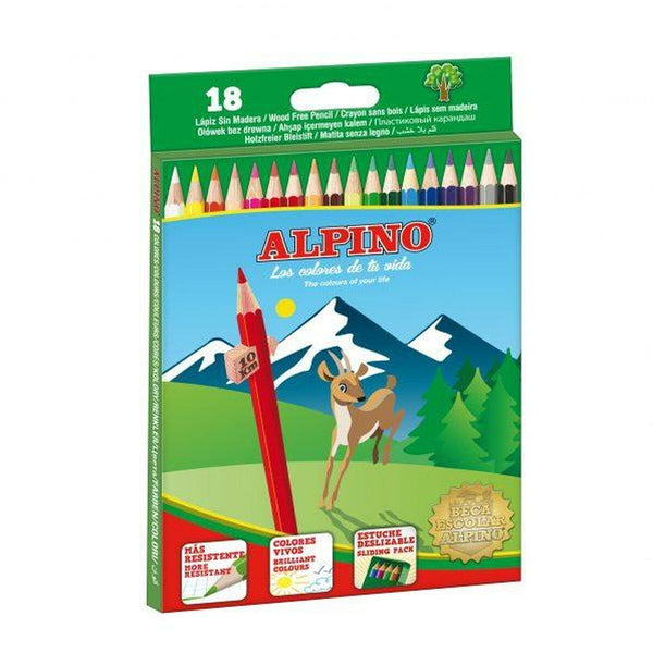Färgpennor Alpino AL010656 Multicolour 18 Delar-Kontor och Kontorsmaterial, Kulspetspennor, pennor och skrivverktyg-Alpino-peaceofhome.se