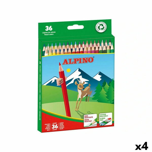 Färgpennor Alpino Multicolour 36 Delar (4 antal)-Kontor och Kontorsmaterial, konst och hantverk-Alpino-peaceofhome.se