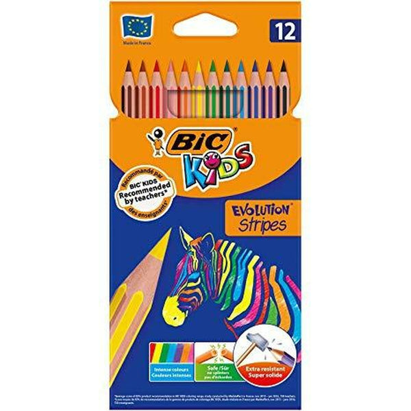 Färgpennor Bic 9505222 Multicolour (12 antal)-Kontor och Kontorsmaterial, konst och hantverk-Bic-peaceofhome.se