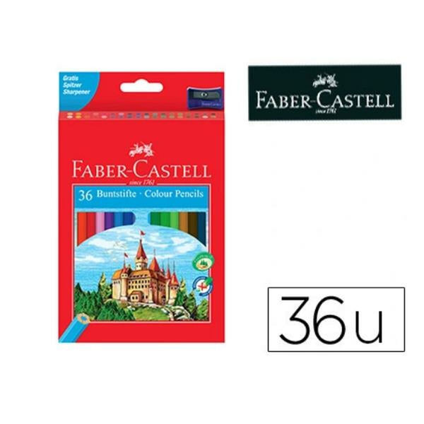 Färgpennor Faber-Castell Castle Multicolour 36 Delar-Kontor och Kontorsmaterial, konst och hantverk-Faber-Castell-peaceofhome.se