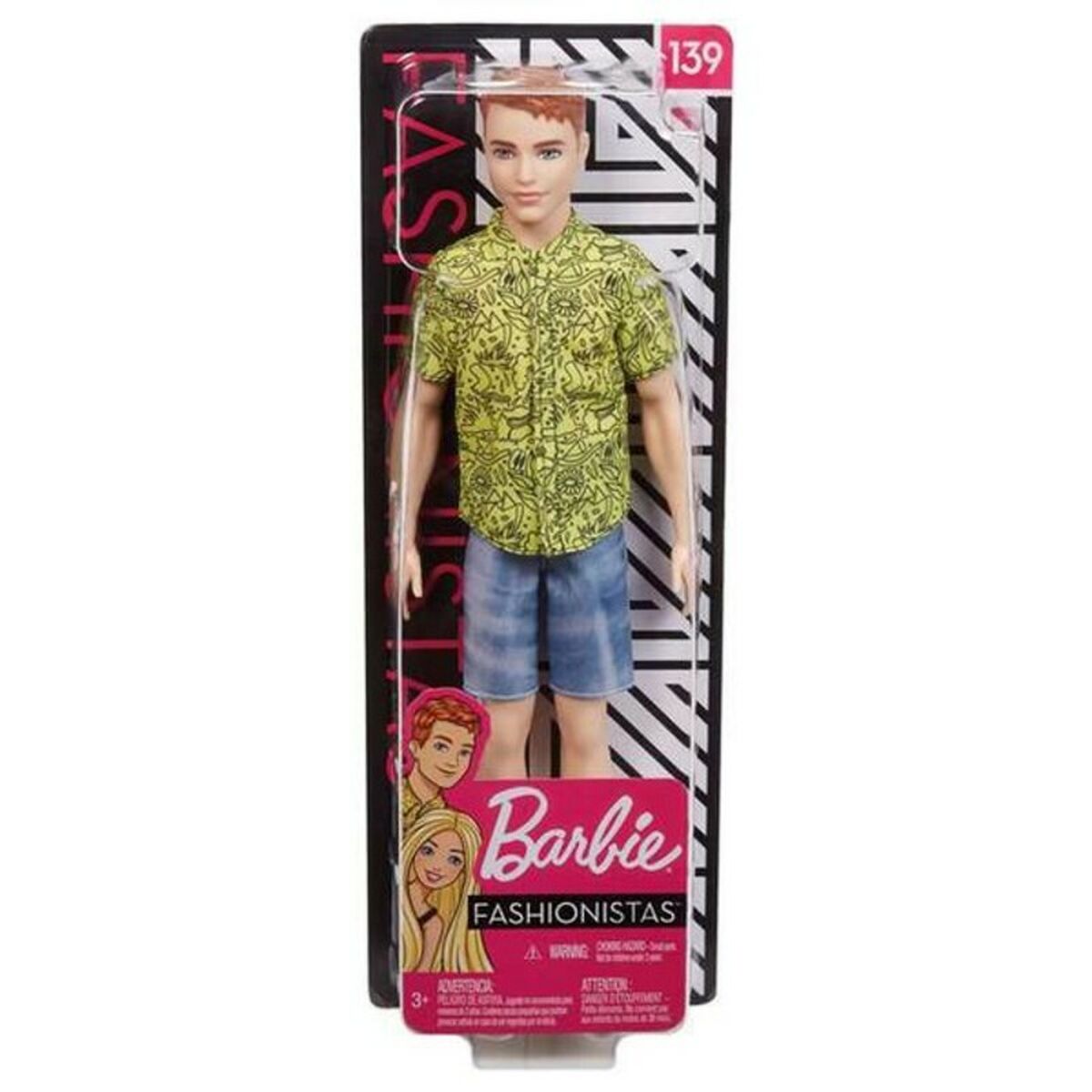 Figur Ken Fashion Mattel DWK45-Leksaker och spel, Dockor och tillbehör-Mattel-peaceofhome.se