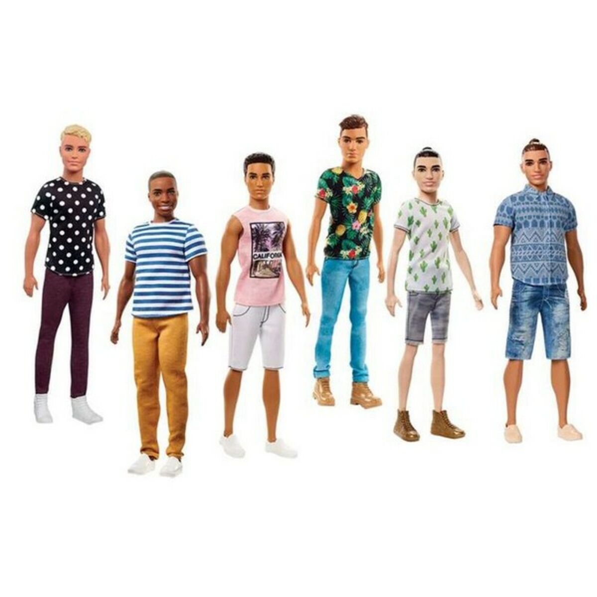 Figur Ken Fashion Mattel DWK45-Leksaker och spel, Dockor och tillbehör-Mattel-peaceofhome.se