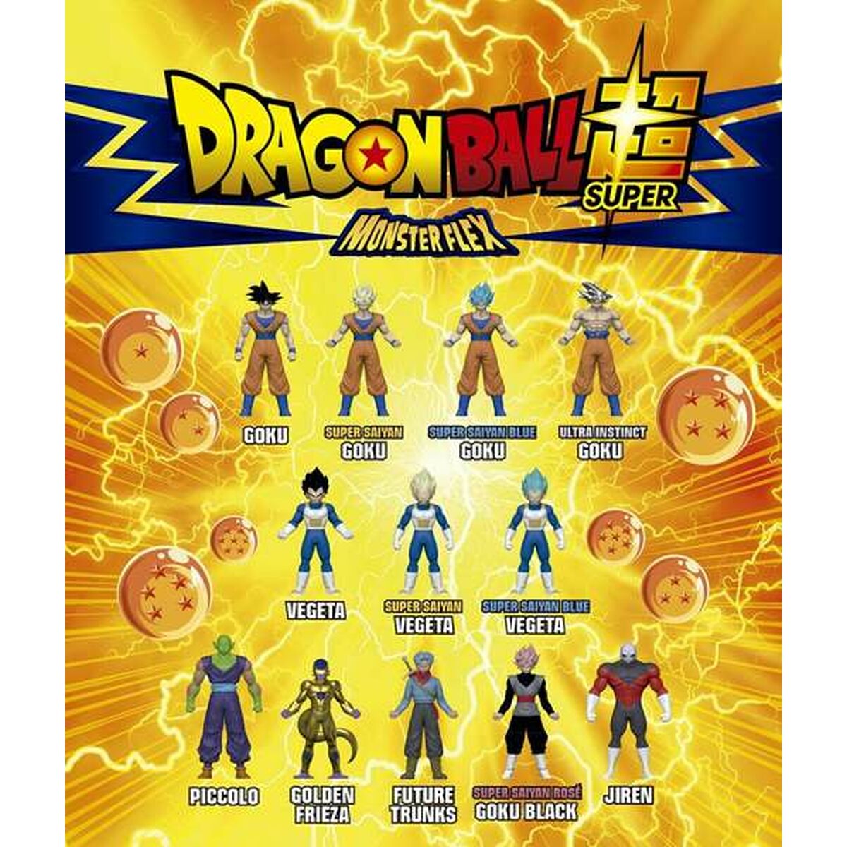 Figurer Dragon Ball Monsterflex 17 cm Flexibel-Leksaker och spel, Dockor och actionfigurer-Dragon Ball-peaceofhome.se