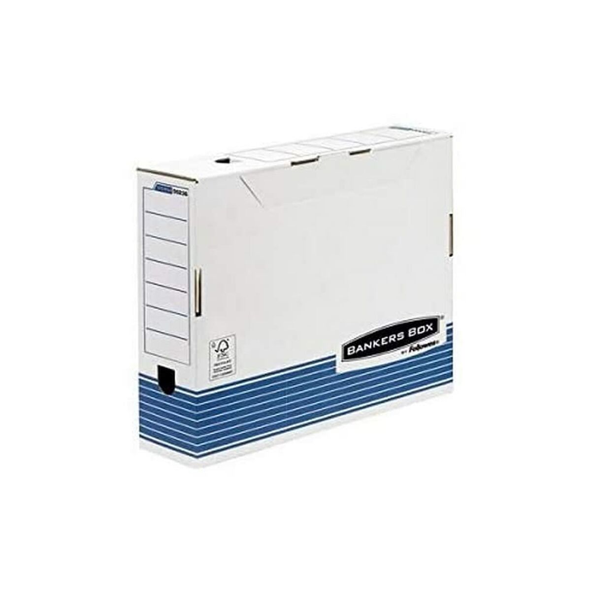Filbox Fellowes Blå Vit 10 antal-Kontor och Kontorsmaterial, Kontorsmaterial-Fellowes-peaceofhome.se