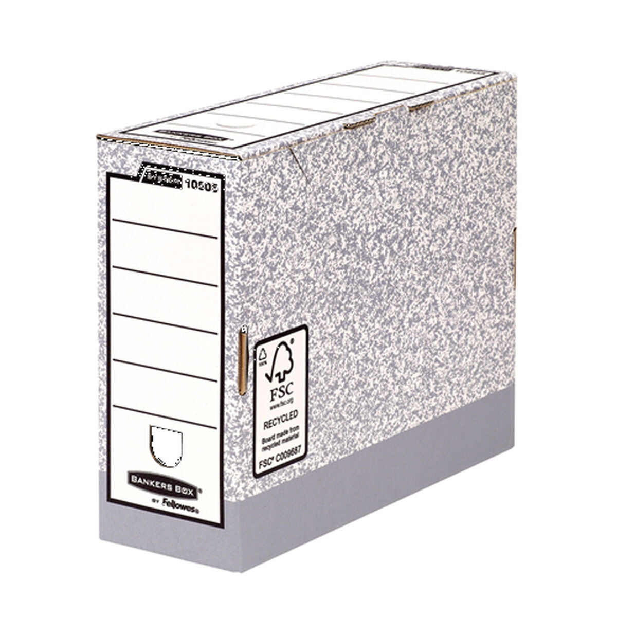 Filbox Fellowes Grå A4 10 cm 10 antal-Kontor och Kontorsmaterial, Kontorsmaterial-Fellowes-peaceofhome.se