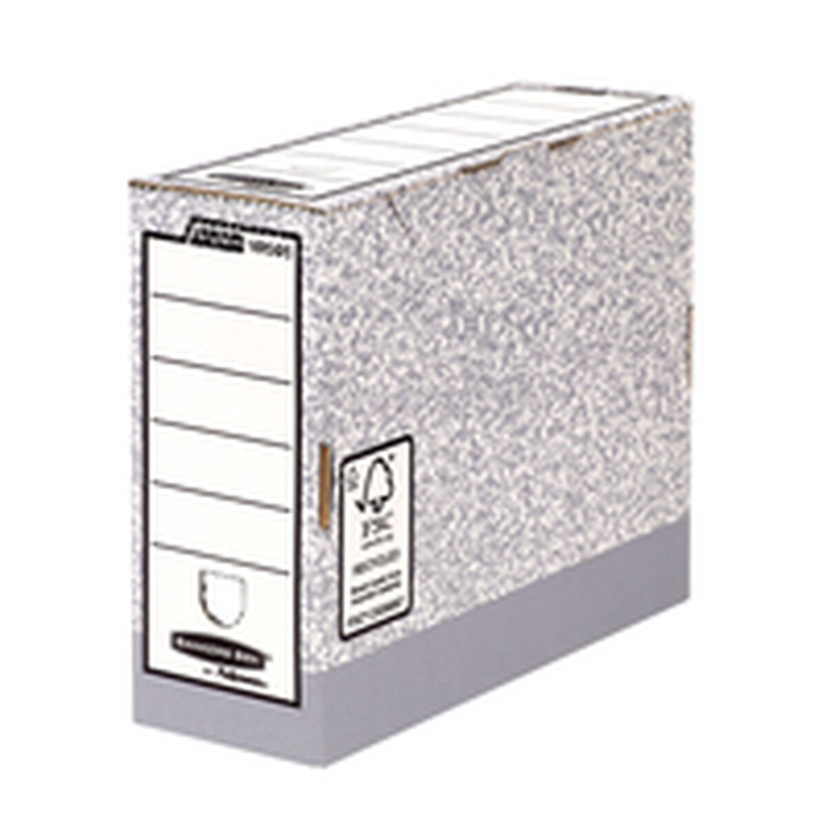 Filbox Fellowes Grå A4 10 cm 10 antal-Kontor och Kontorsmaterial, Kontorsmaterial-Fellowes-peaceofhome.se