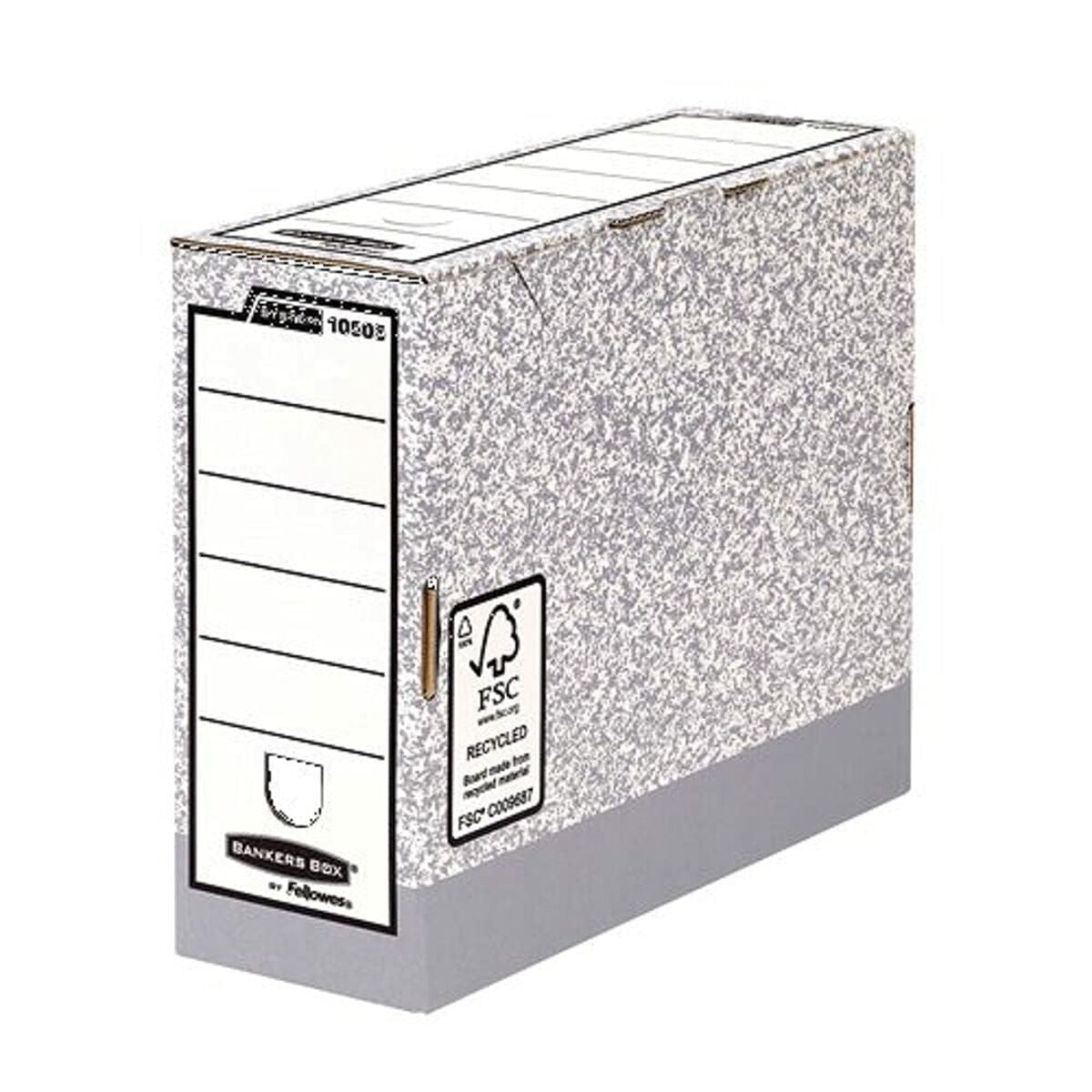 Filbox Fellowes Grå A4 10 cm 10 antal-Kontor och Kontorsmaterial, Kontorsmaterial-Fellowes-peaceofhome.se
