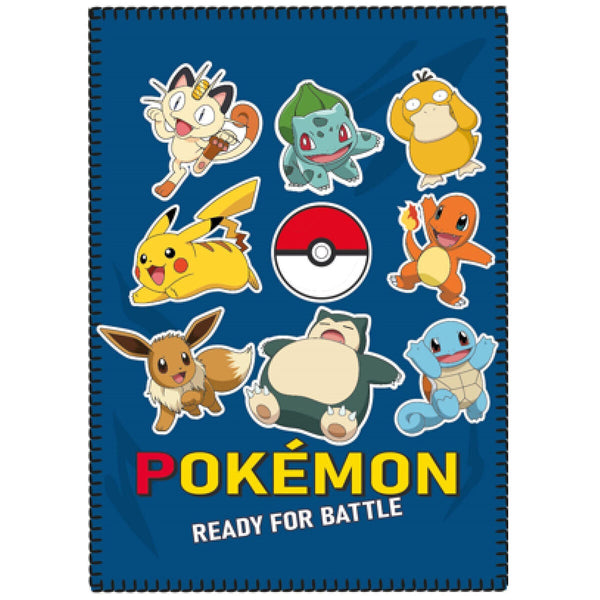 Filt Pokémon Pikachu 100 x 140 cm Multicolour Polyester-Hem och matlagning, Mjuk inredning-Pokémon-peaceofhome.se