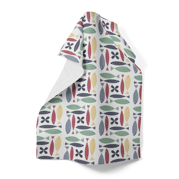 Fina fisken kökshandduk-Heminredning-Arvidssons Textil-peaceofhome.se